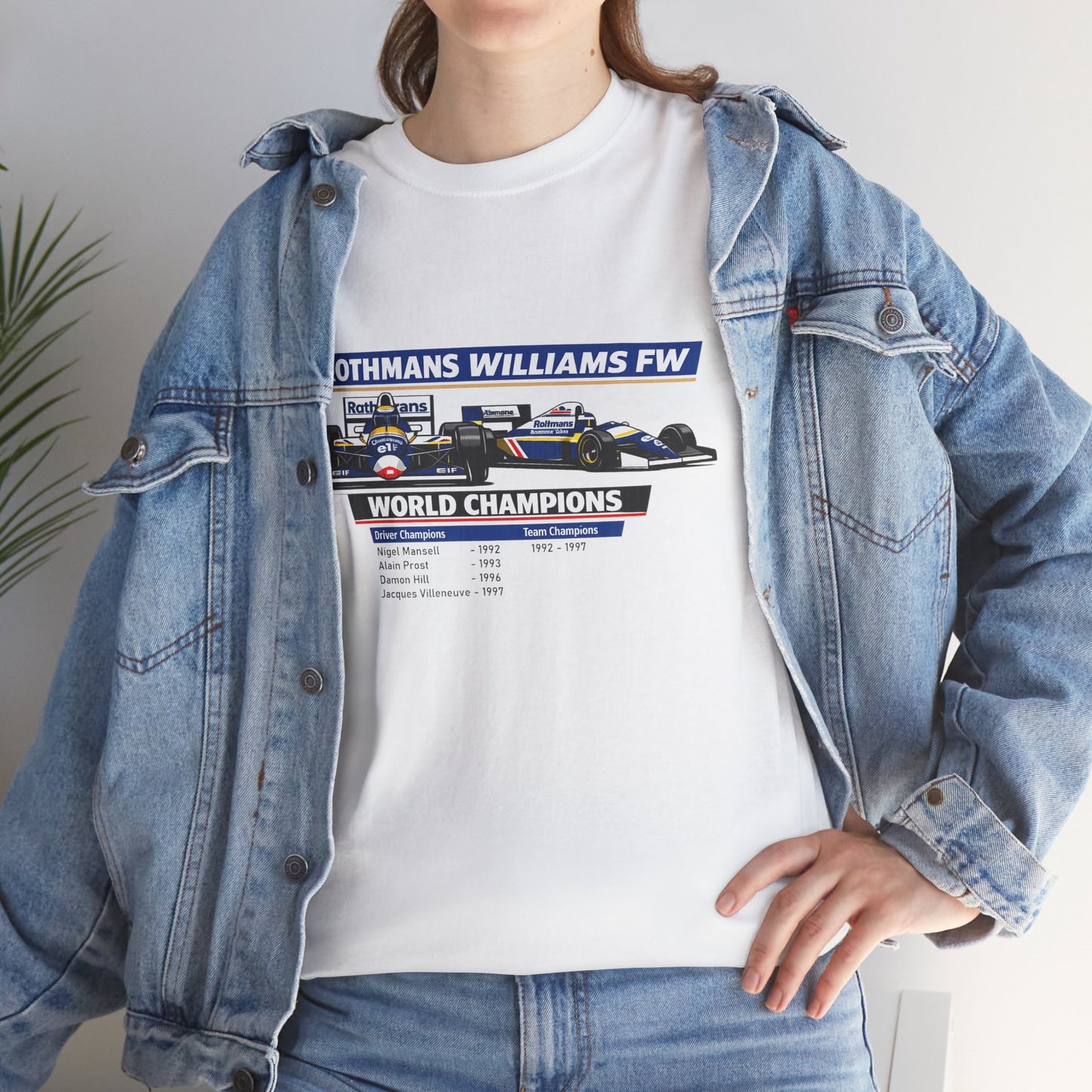 90s Williams Formula One Racing Tee — Retro Motorsport T-Shirt