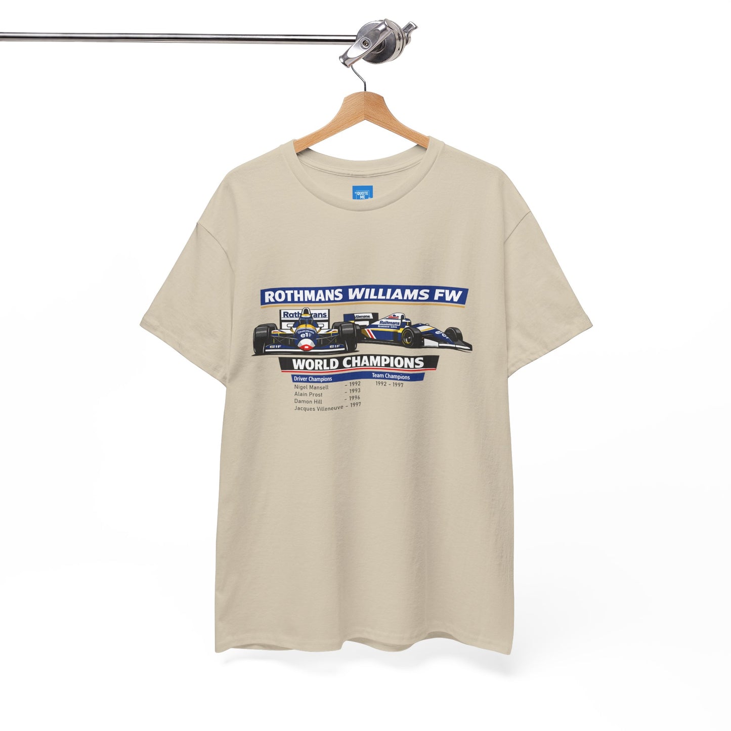 90s Williams Formula One Racing Tee — Retro Motorsport T-Shirt