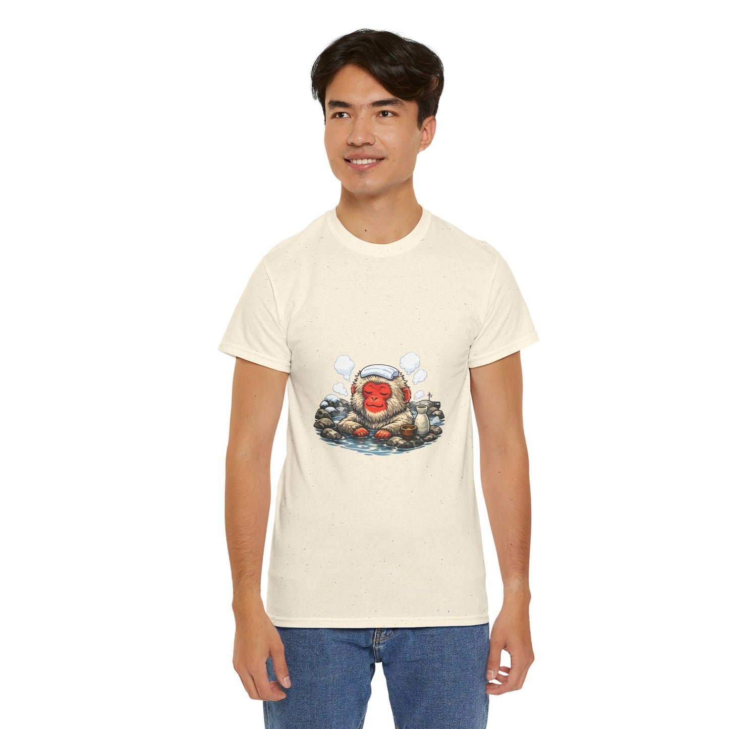 Onsen Monkey Japan T-Shirt — Japanese Hot Spring Snow Monkey Tee