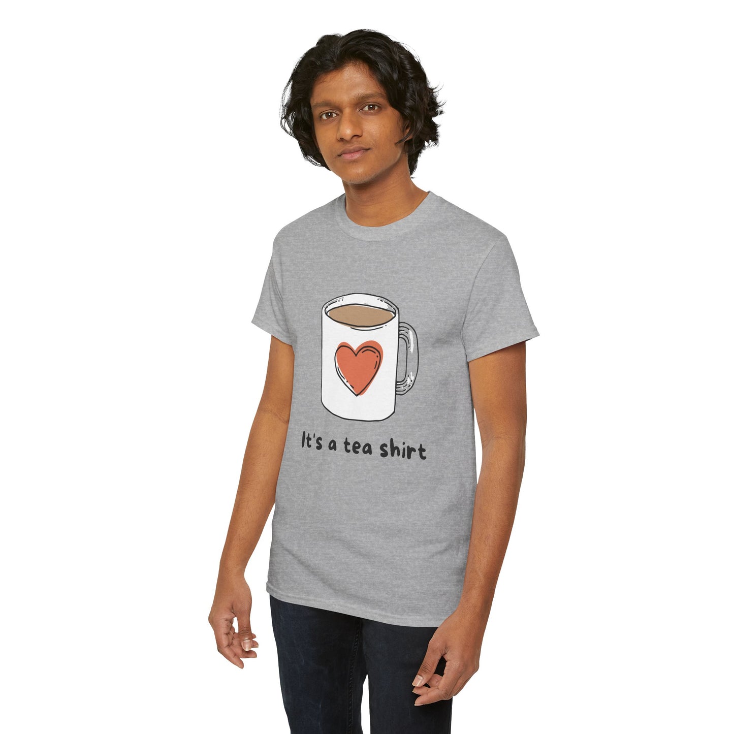 Tea Lover Unisex Heavy Cotton Tee, Tea Shirt for Men Women, Tea Drinker Gift, Tea Obsessed Tee, Tea Party Tshirt, Teatime Top