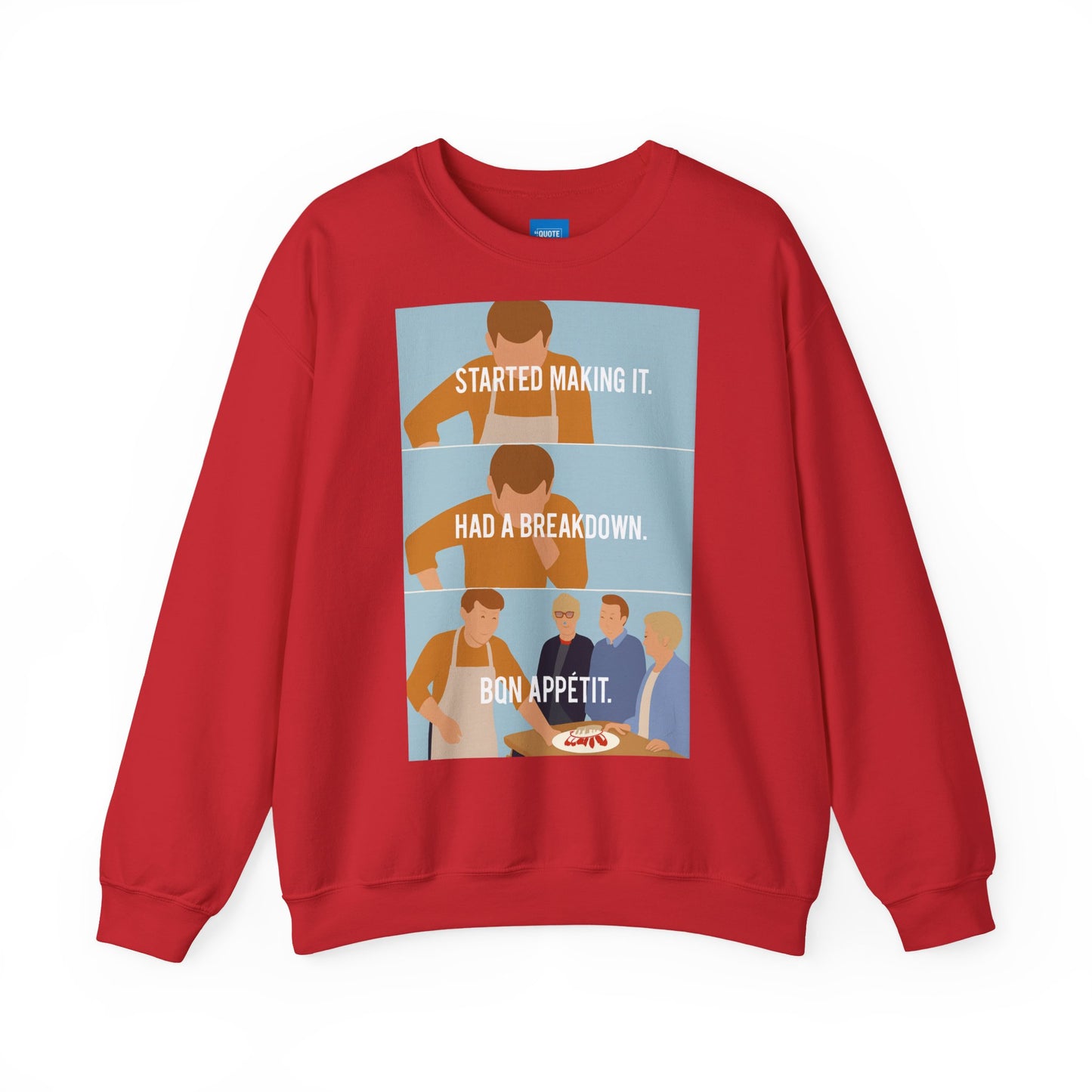 GBBO Unisex Sweatshirt, James Acaster Quote Jumper, Funny Baking Crewneck, Great British Bake Off Gift, Comfy Pullover, Baking Enthusiast