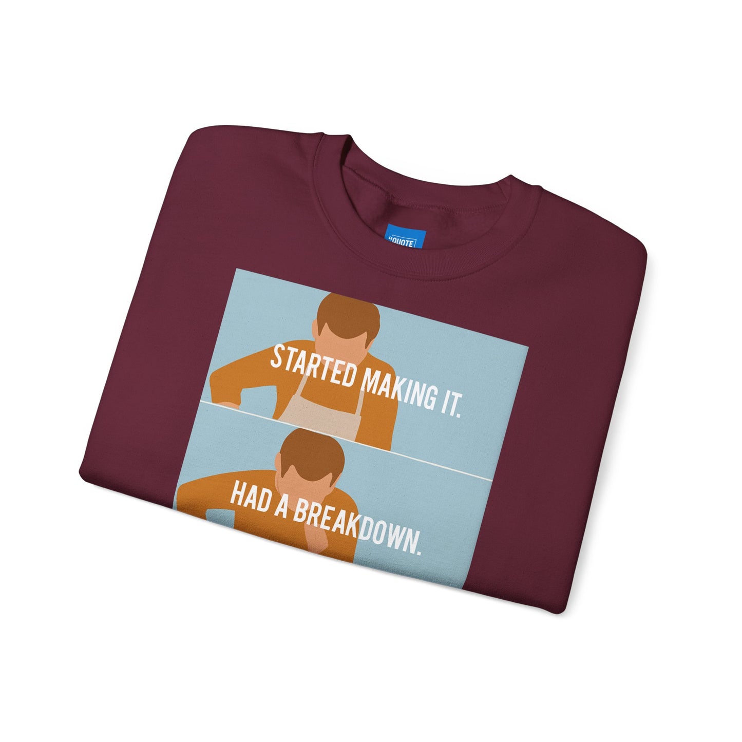 GBBO Unisex Sweatshirt, James Acaster Quote Jumper, Funny Baking Crewneck, Great British Bake Off Gift, Comfy Pullover, Baking Enthusiast