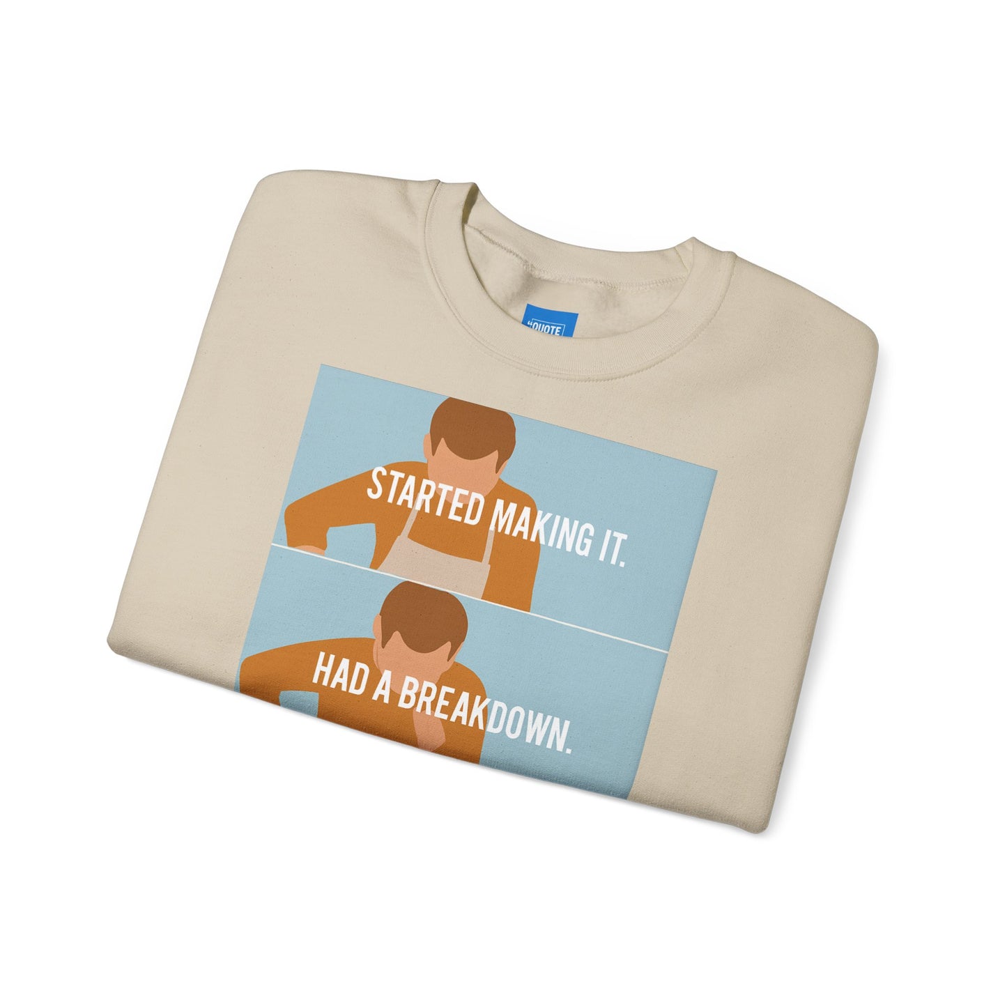 GBBO Unisex Sweatshirt, James Acaster Quote Jumper, Funny Baking Crewneck, Great British Bake Off Gift, Comfy Pullover, Baking Enthusiast