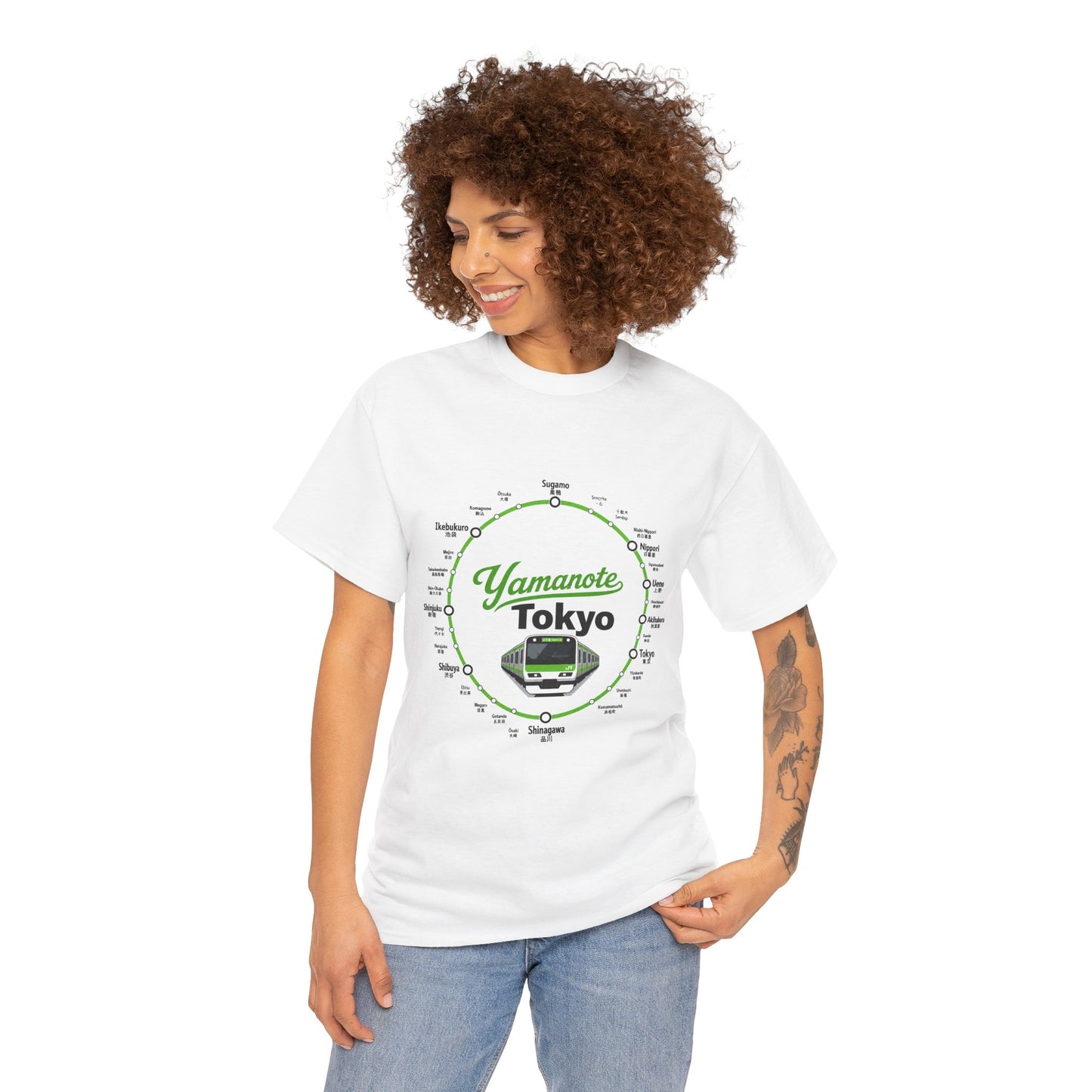 Yamanote Line Tokyo Metro Tee — Tokyo Train Map Graphic T-Shirt
