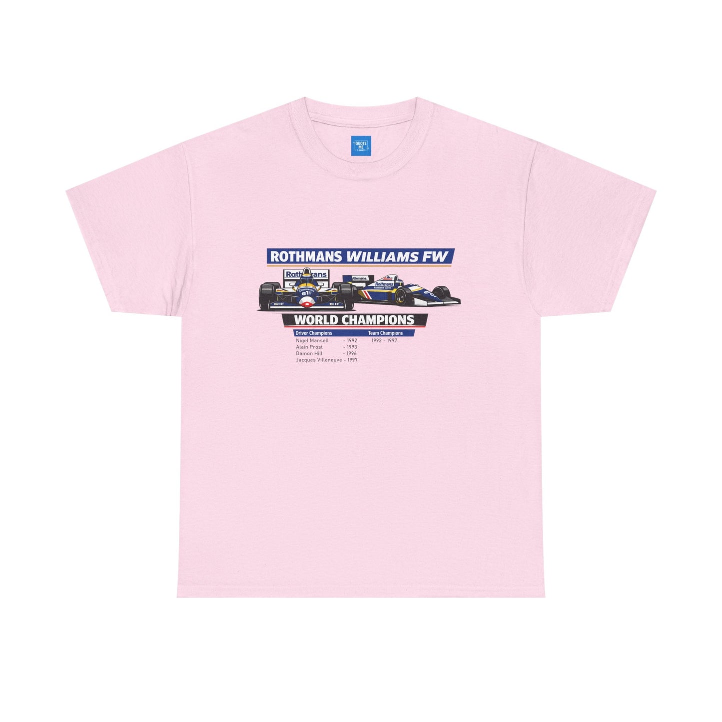 90s Williams Formula One Racing Tee — Retro Motorsport T-Shirt