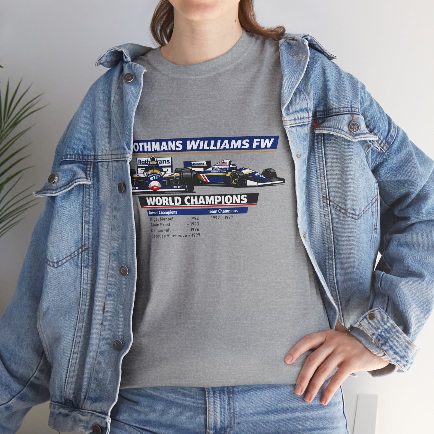90s Williams Formula One Racing Tee — Retro Motorsport T-Shirt