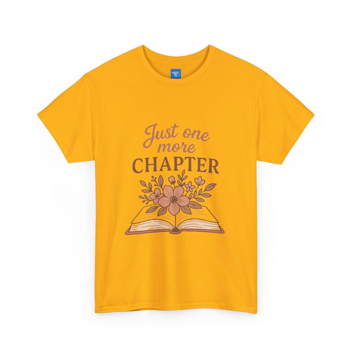 Just one more chapter, Book Lover Unisex Heavy Cotton Tee, Reading Tee, Bookworm Shirt, Literary Gift, Novel Reader Top