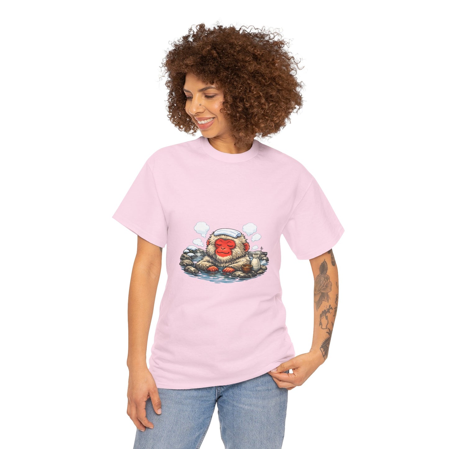 Onsen Monkey Japan T-Shirt — Japanese Hot Spring Snow Monkey Tee