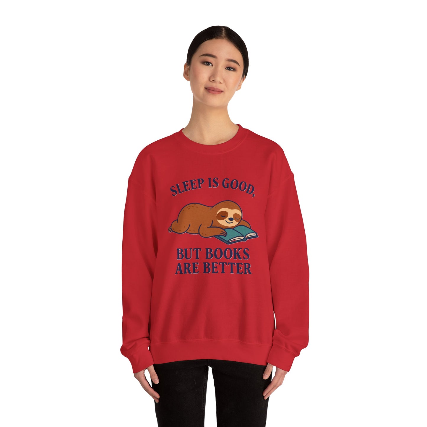 Cozy Book Lover Sweatshirt, Reading is Life, Bookworm Gift, Book Club Apparel, Literary Vibes Jumper