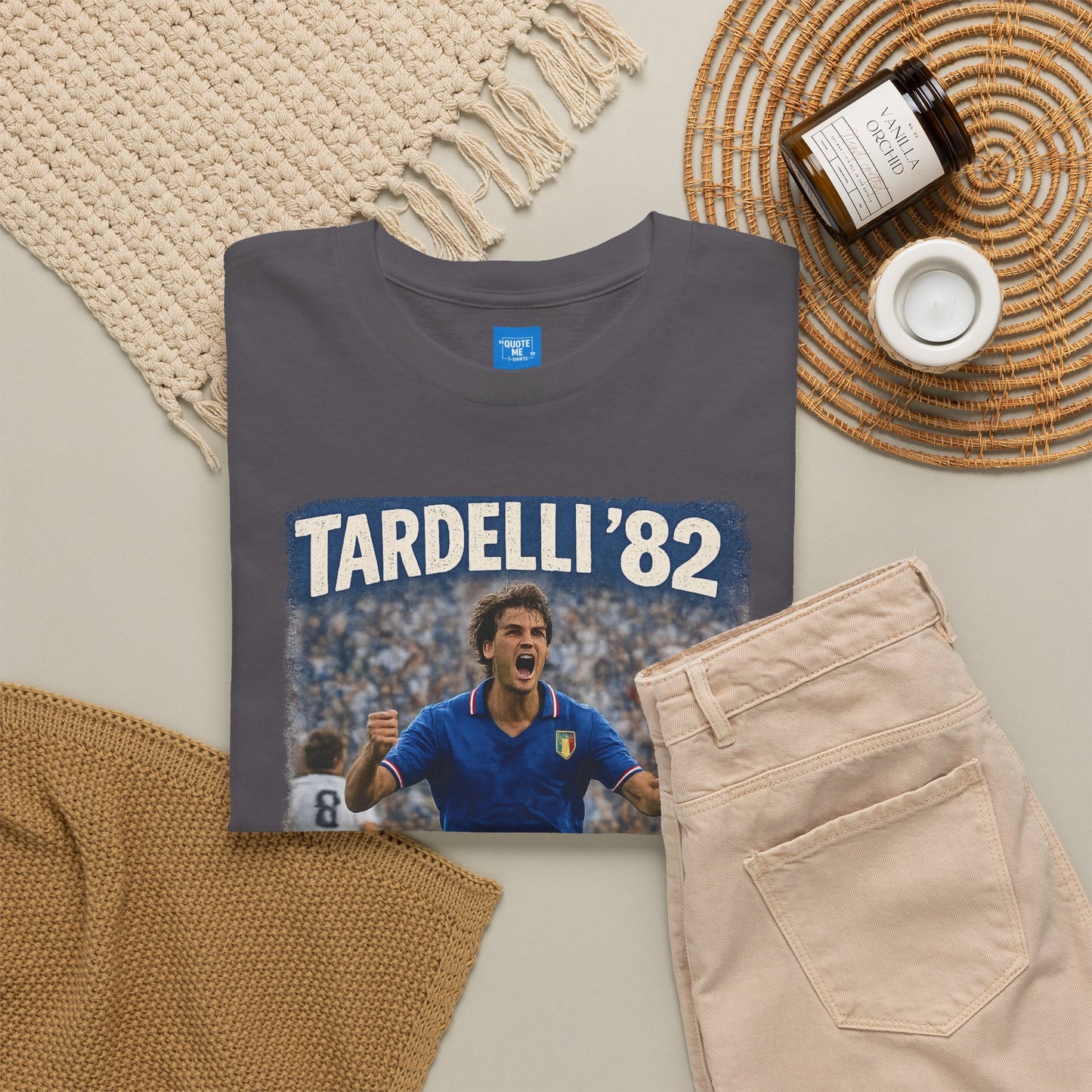 Spain 1982 World Cup Marco Tardelli Goal Celebration T-Shirt