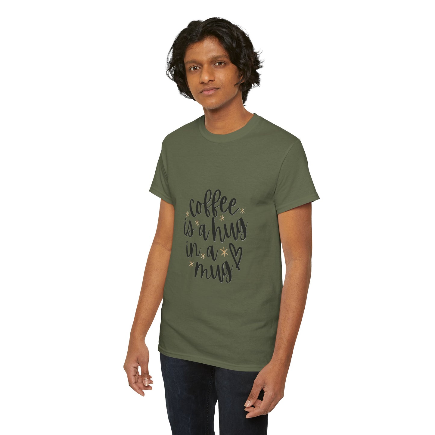 Coffee Lover T-shirt, Unisex Coffee Tee, Heavy Cotton Shirt, Gift for Coffee Enthusiast, Coffee Addict Top