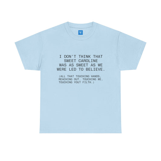 Sweet Caroline England Football Tee — Funny Supporters Shirt