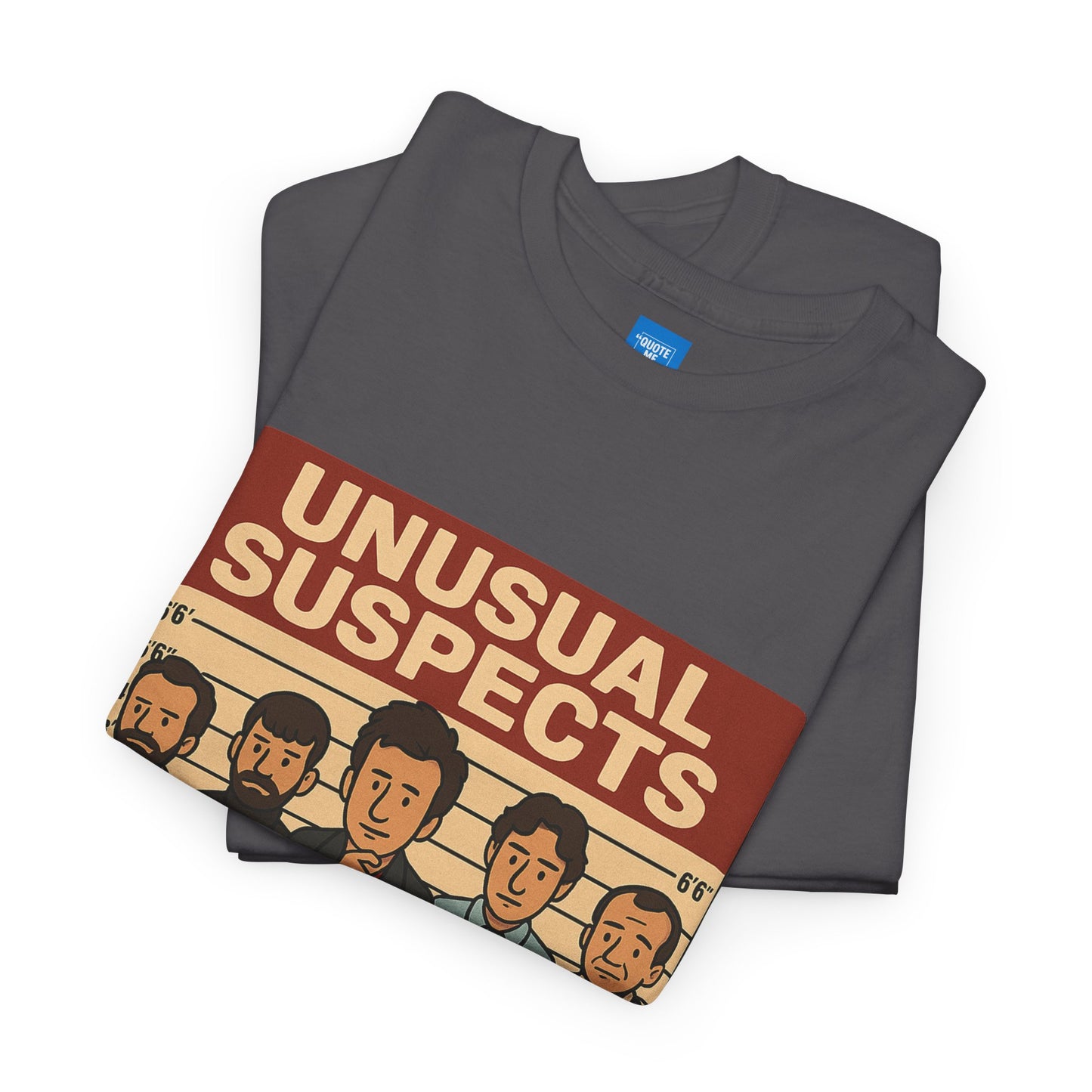 Unisex Heavy Cotton Tee - Unusual Suspects Inspired Quote T-Shirt, Graphic Tee, Unique Gift, Movie Quote Shirt, Cool Tee