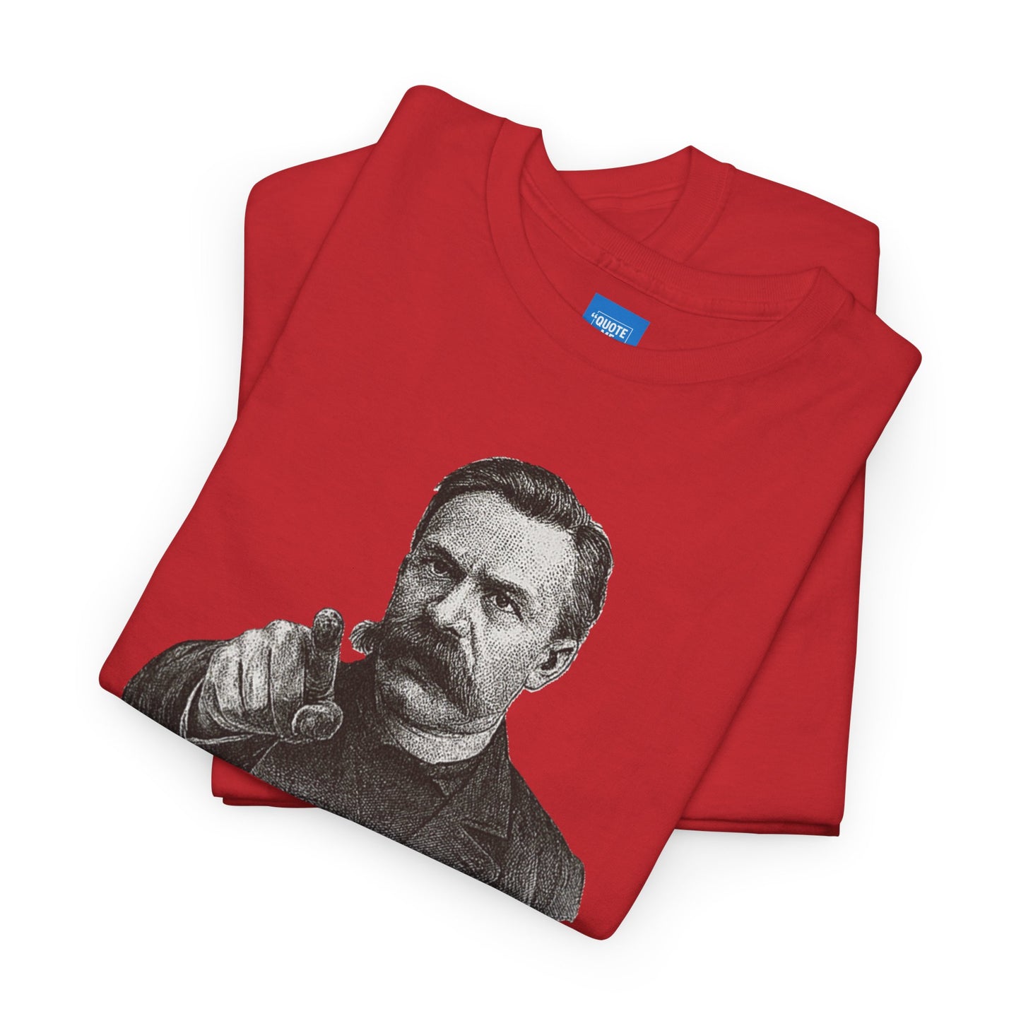 Philosophical Nietzsche Tee, Men Women Unisex Shirt, Existential Quote Graphic Top, Gift for Philosophy Lovers, Classic Cotton Tee,