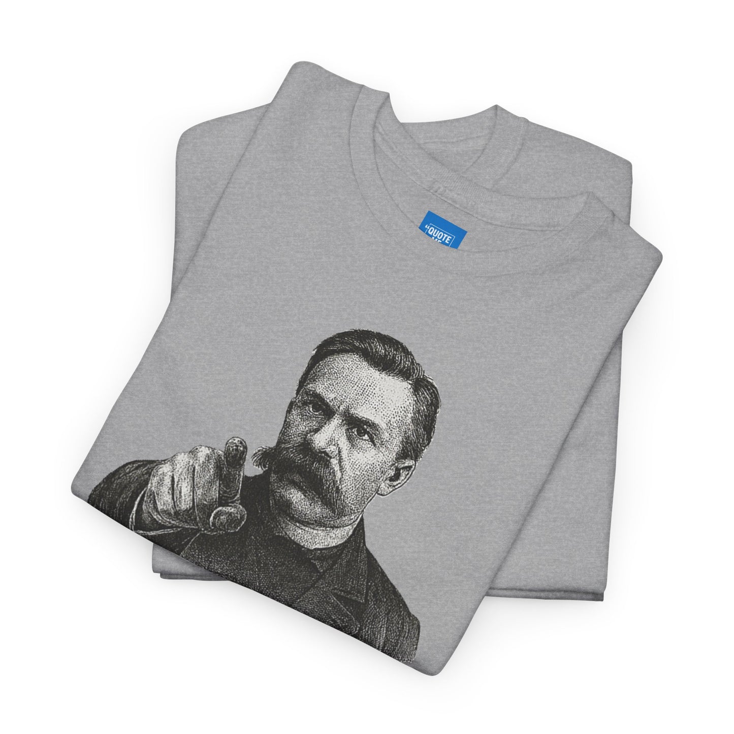 Philosophical Nietzsche Tee, Men Women Unisex Shirt, Existential Quote Graphic Top, Gift for Philosophy Lovers, Classic Cotton Tee,