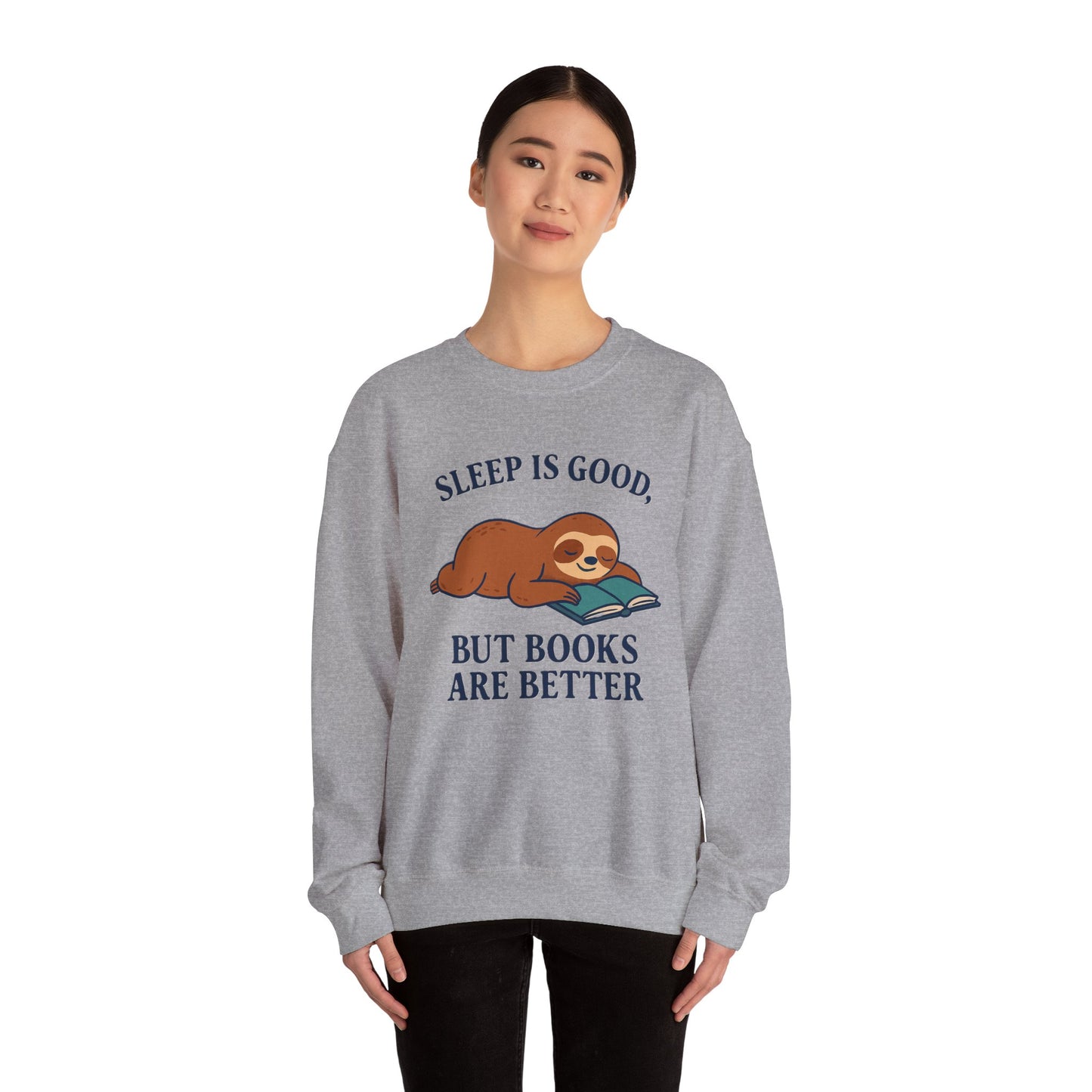 Cozy Book Lover Sweatshirt, Reading is Life, Bookworm Gift, Book Club Apparel, Literary Vibes Jumper