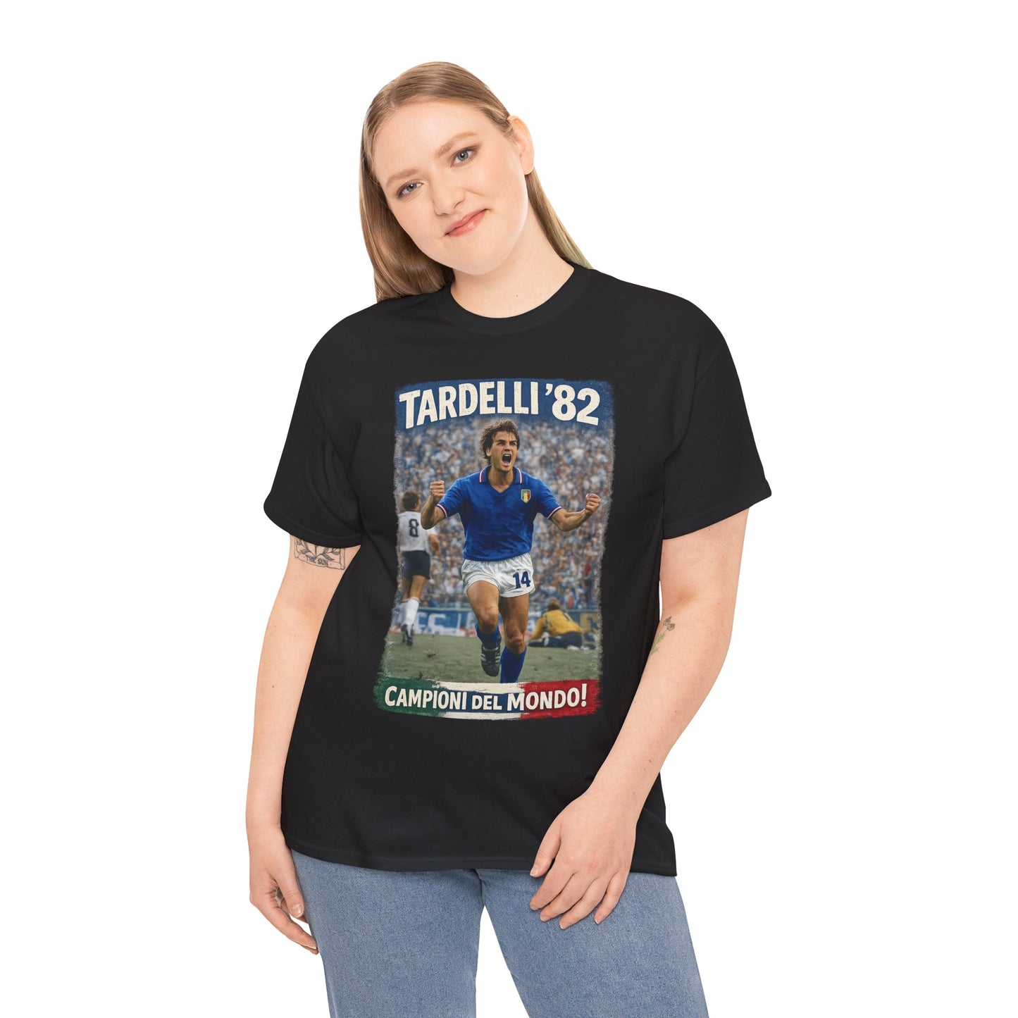 Spain 1982 World Cup Marco Tardelli Goal Celebration T-Shirt