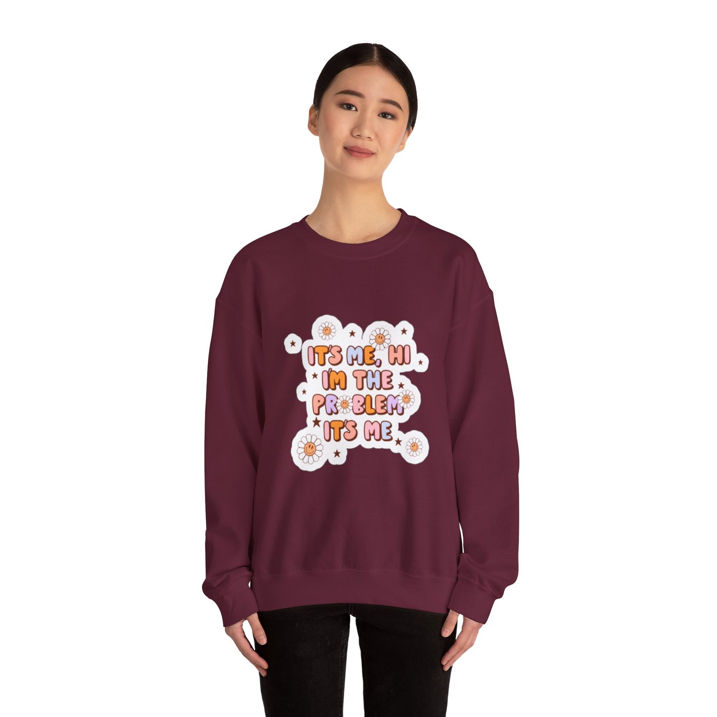 Lyrical Unisex Sweatshirt, Problematic Music Quote Jumper, Gift for Music Lover, Cosy Graphic Crewneck Pullover, Lyrics Sweater