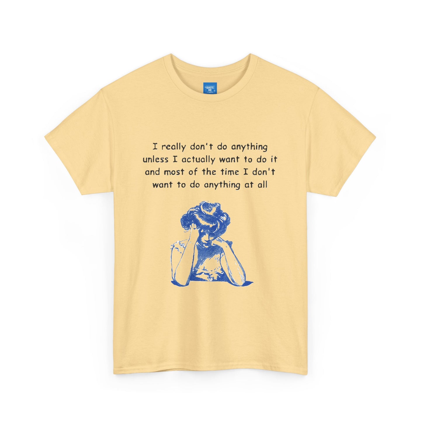 Lazy Day Unisex Heavy Cotton Tee, Comfy Tshirt, Chill Out Shirt, Relaxing Top, Lazy Sunday Apparel