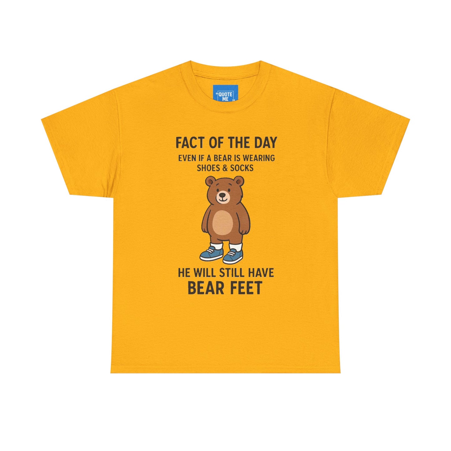 Funny Bear T-shirt, Cute Animal Graphic Tee, Humorous Bear Shirt, Comical Bear Top, Joke Bear Unisex T-shirt