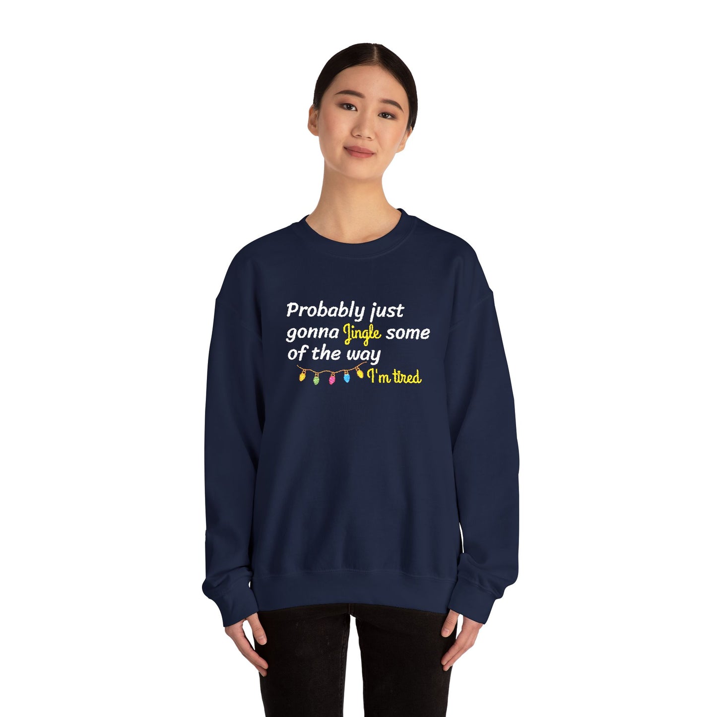 Funny Christmas Sweatshirt, Holiday Humor Jumper, Xmas Crewneck, Sarcastic Winter Pullover, Cozy Festive Top