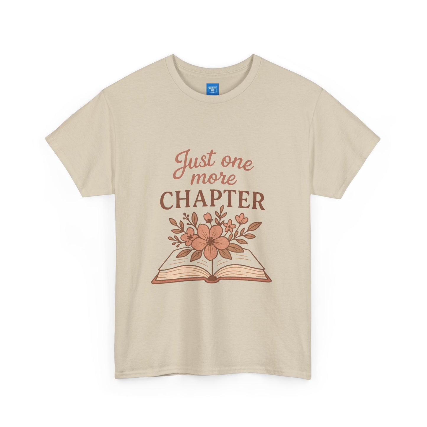 Just one more chapter, Book Lover Unisex Heavy Cotton Tee, Reading Tee, Bookworm Shirt, Literary Gift, Novel Reader Top