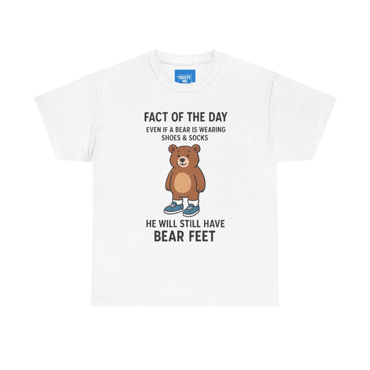 Funny Bear T-shirt, Cute Animal Graphic Tee, Humorous Bear Shirt, Comical Bear Top, Joke Bear Unisex T-shirt