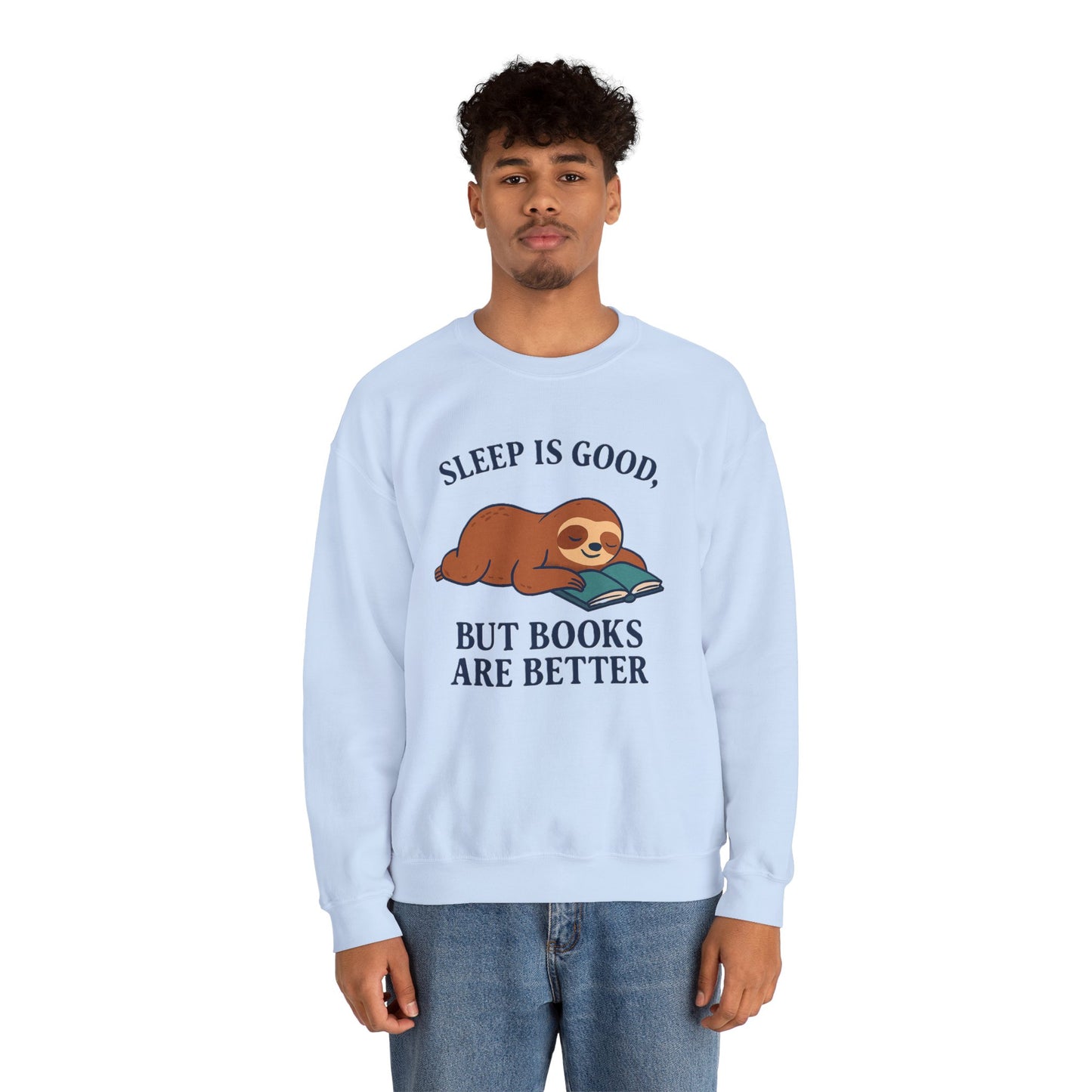 Cozy Book Lover Sweatshirt, Reading is Life, Bookworm Gift, Book Club Apparel, Literary Vibes Jumper