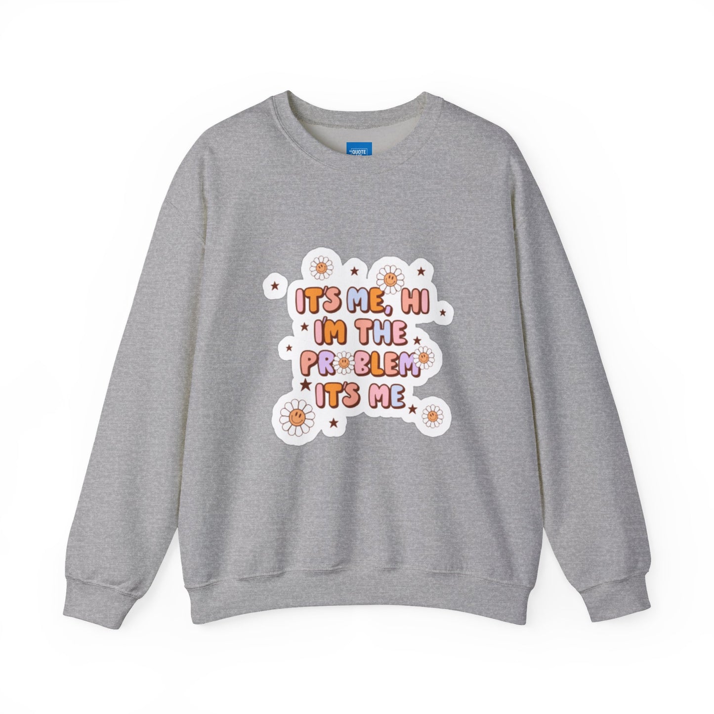 Lyrical Unisex Sweatshirt, Problematic Music Quote Jumper, Gift for Music Lover, Cosy Graphic Crewneck Pullover, Lyrics Sweater