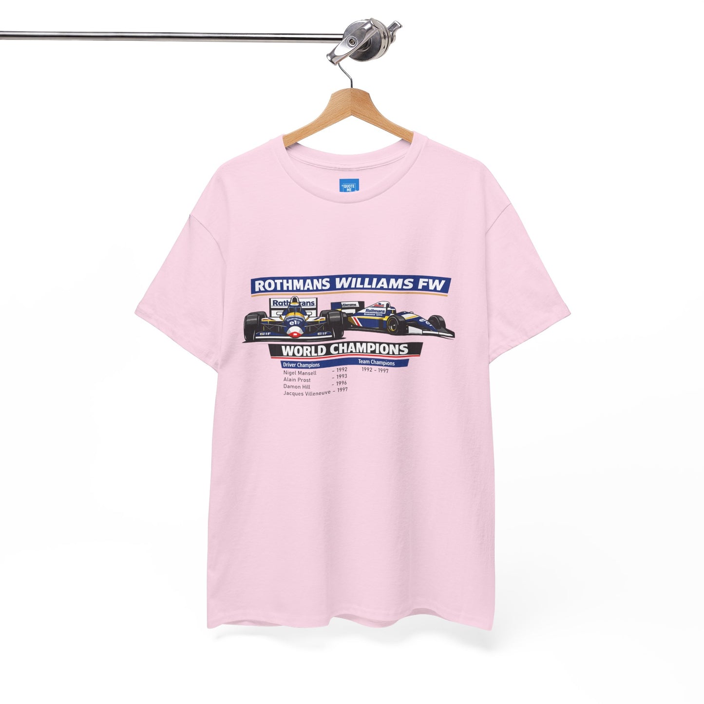 90s Williams Formula One Racing Tee — Retro Motorsport T-Shirt