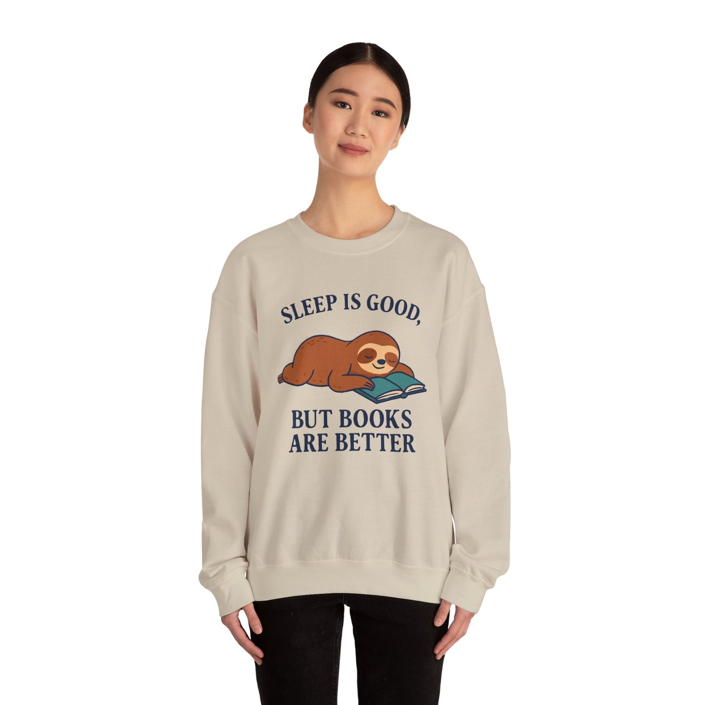 Cozy Book Lover Sweatshirt, Reading is Life, Bookworm Gift, Book Club Apparel, Literary Vibes Jumper