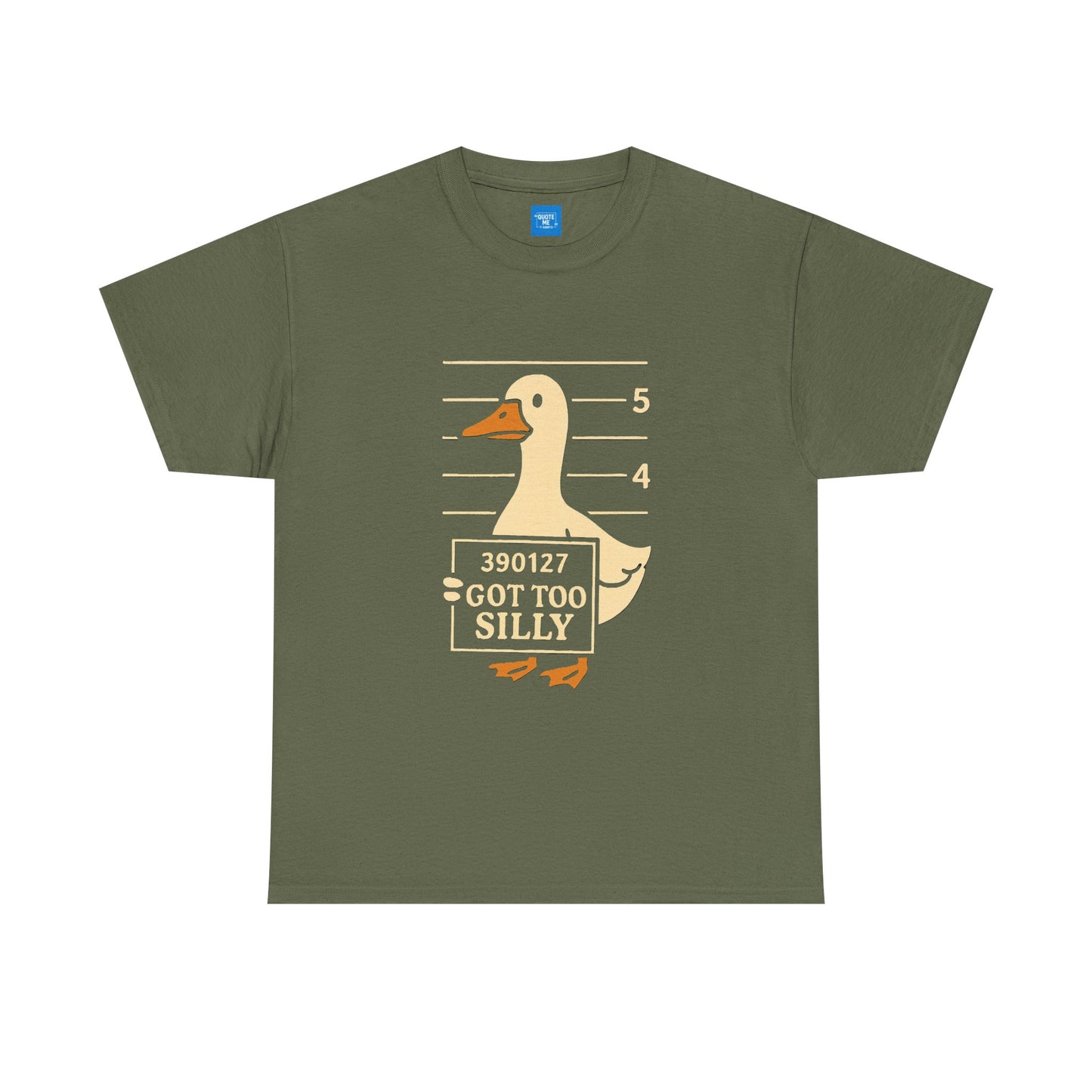 Funny Goose T-Shirt, Silly Animal Tee, Unisex Cotton Top, Humorous Bird Shirt, Gift for Comedy Lovers, Hilarious Graphic Tee
