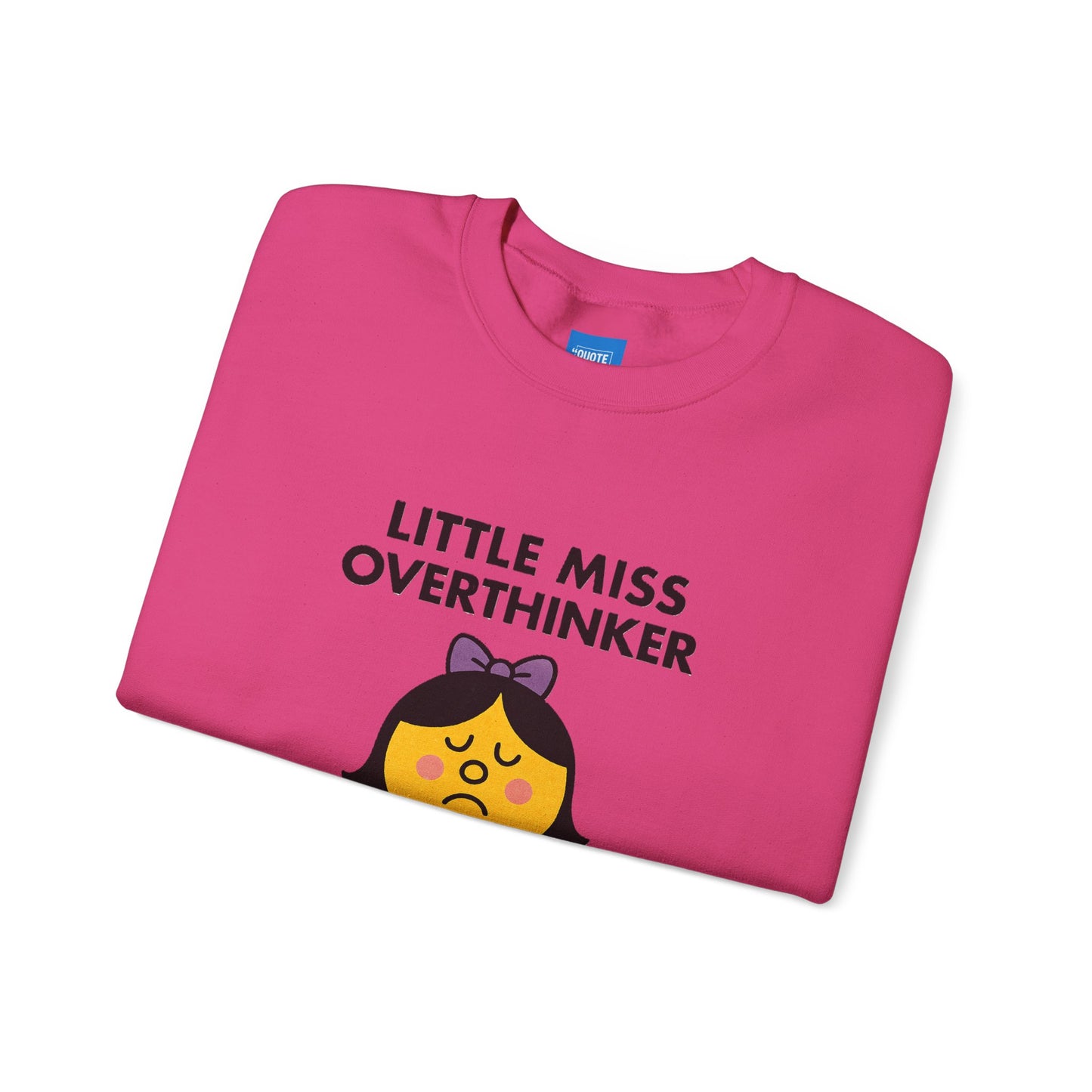 Little Miss Overthinker Sweatshirt, Funny Crewneck Jumper, Gift for Overthinkers, Cosy Pullover, Unisex Sweatshirt, Comfy Sweater