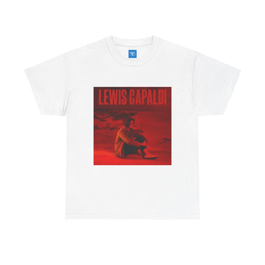 Lewis Capaldi Unisex Heavy Cotton Tee, Divinely Uninspired Shirt, Music Lover Gift, Fan Merch, Concert Outfit, Graphic T-shirt