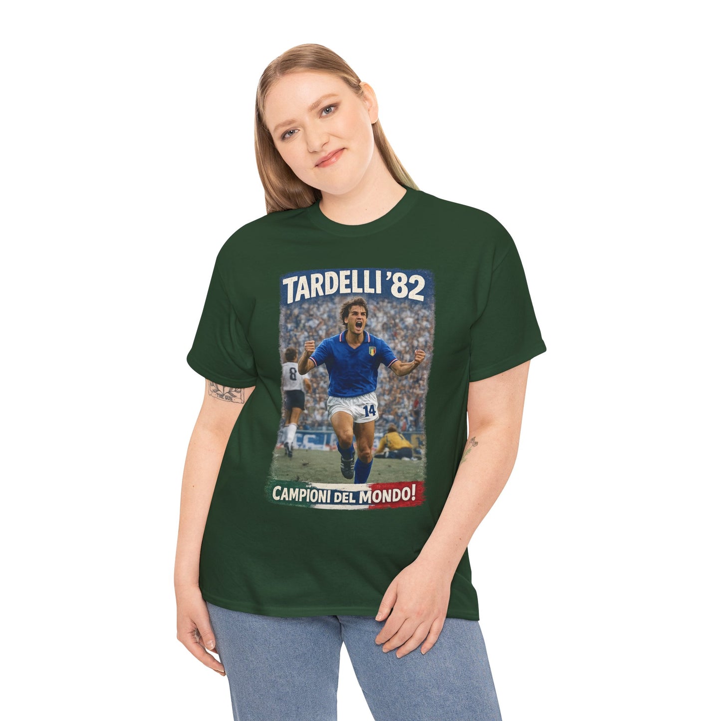 Spain 1982 World Cup Marco Tardelli Goal Celebration T-Shirt