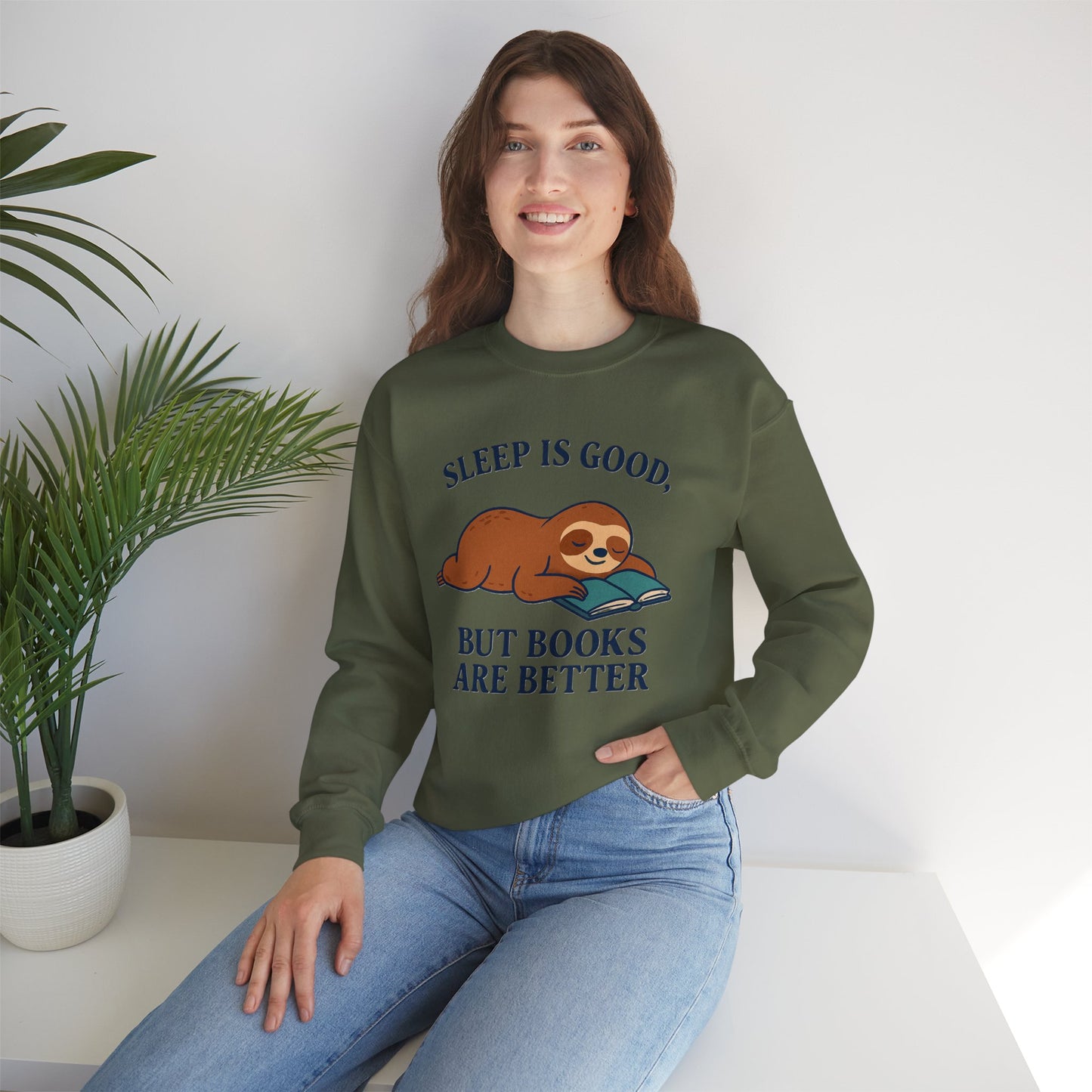 Cozy Book Lover Sweatshirt, Reading is Life, Bookworm Gift, Book Club Apparel, Literary Vibes Jumper