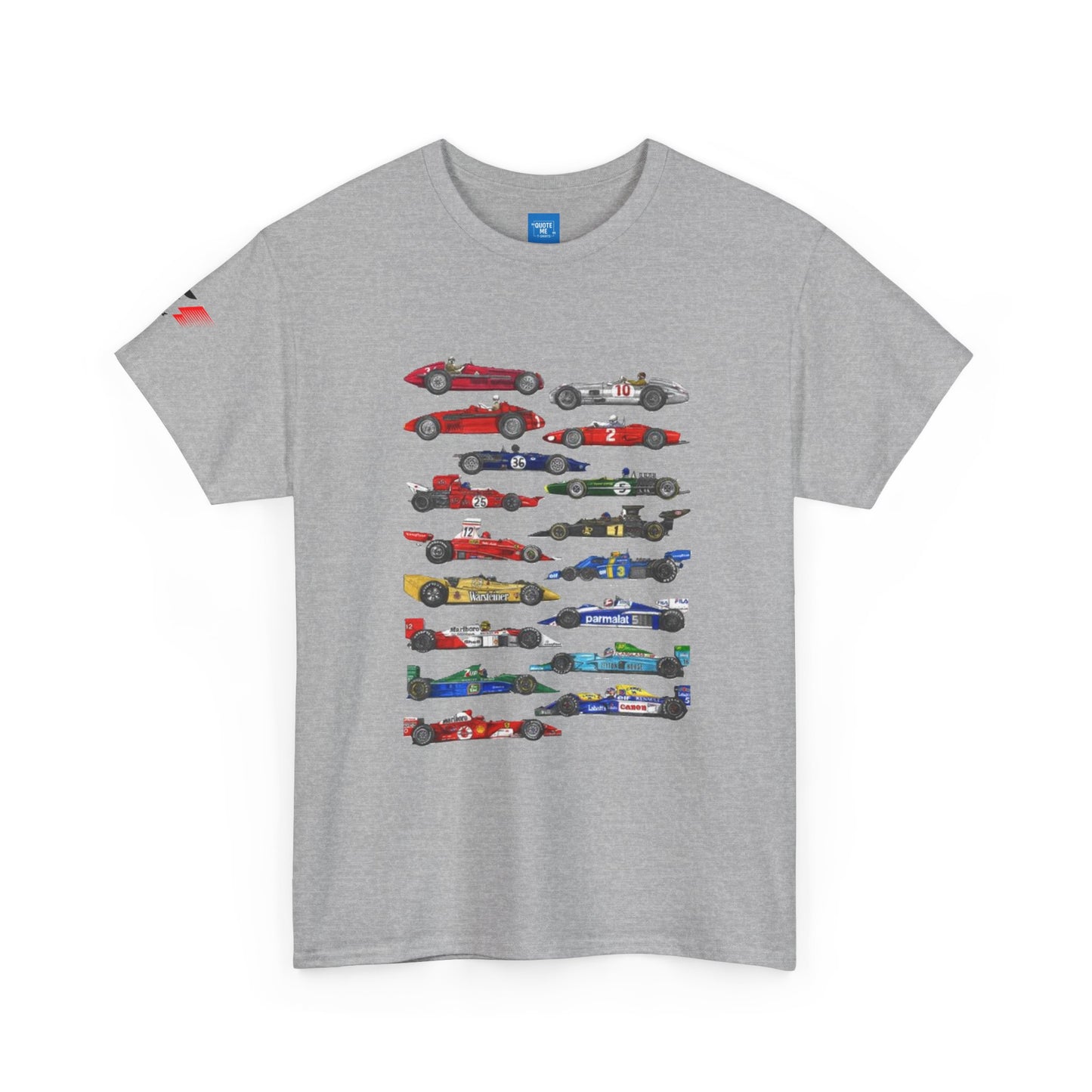 Unofficial 50 years of F1 Racing Tee, F1 Shirt, Motorsport Graphic Top, Race Car Apparel, Automotive Clothing