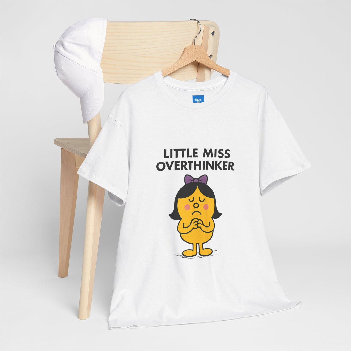 Little Miss Overthinker T-Shirt, Funny Graphic Tee, Sarcastic Women's Top, Gift for Overthinkers, Unisex Cotton Shirt