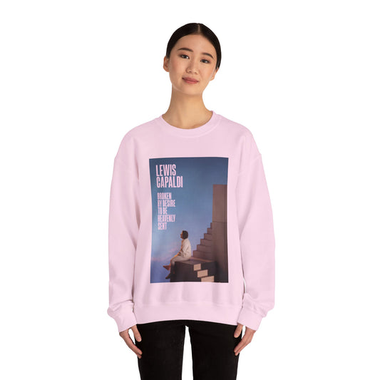 Lewis Capaldi Inspired Crewneck Sweatshirt, Cozy Unisex Pullover for Music Lovers, Perfect Gift for Concert Fans, Casual Wear