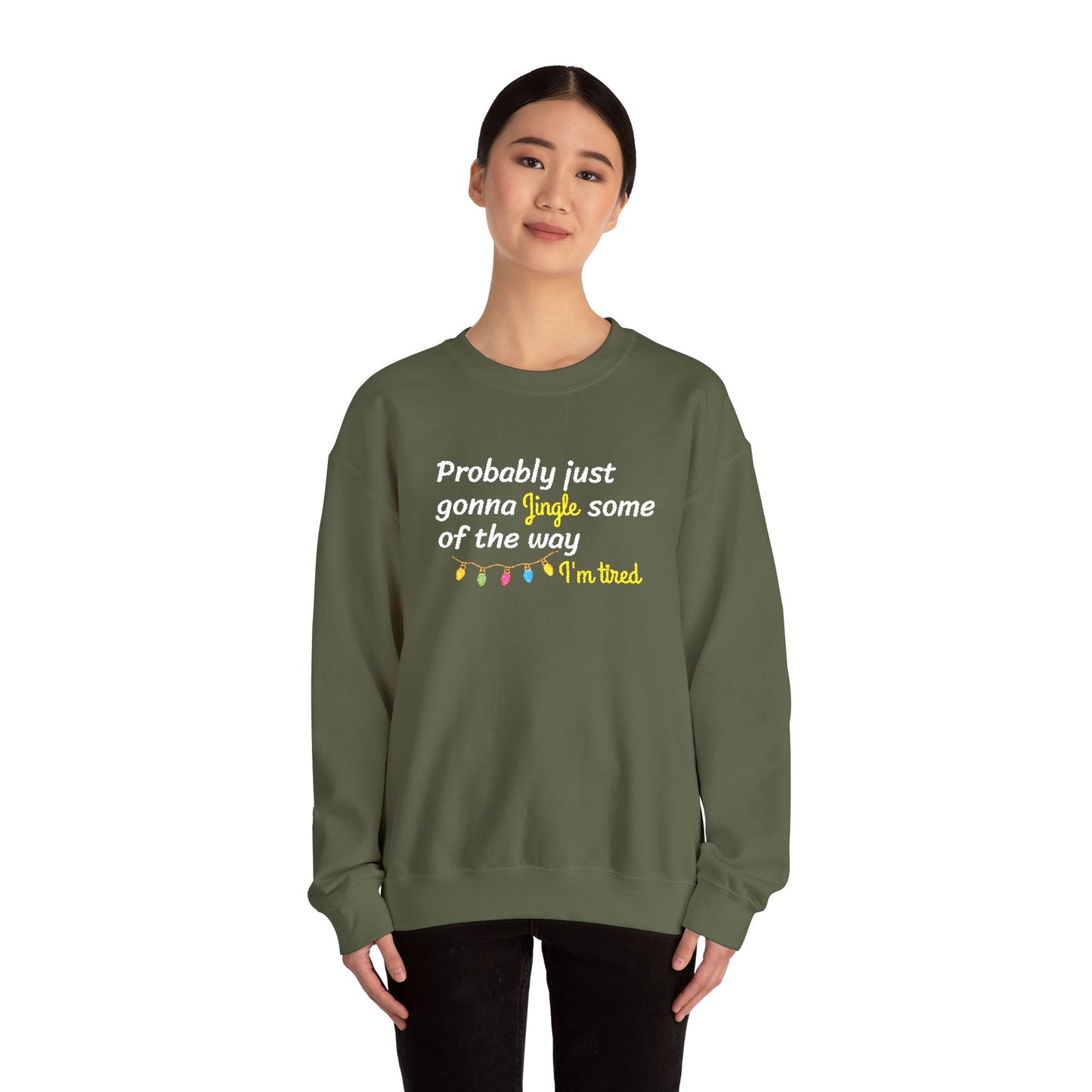 Funny Christmas Sweatshirt, Holiday Humor Jumper, Xmas Crewneck, Sarcastic Winter Pullover, Cozy Festive Top
