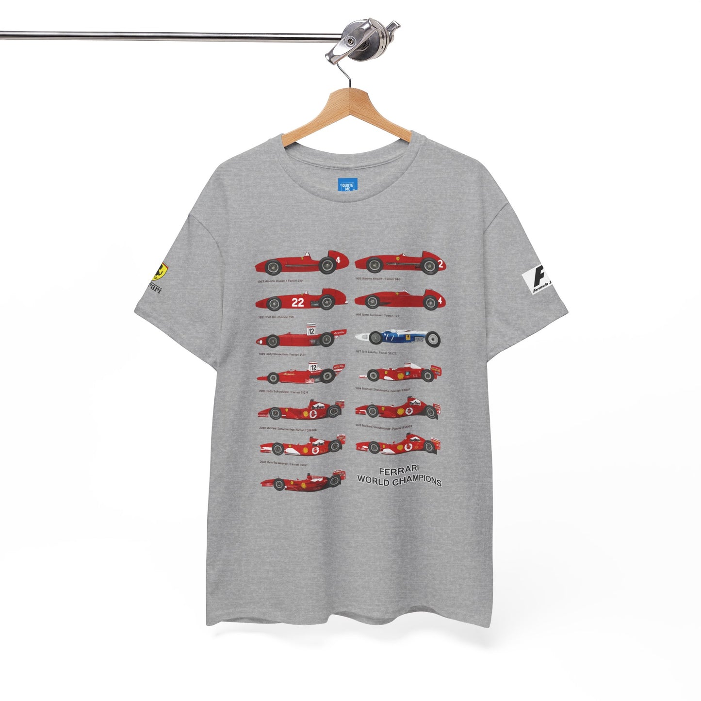 Unofficial F1 Racing Tee, Ferrari Inspired Shirt, Motorsport Graphic Top, Race Car Apparel, Automotive Clothing