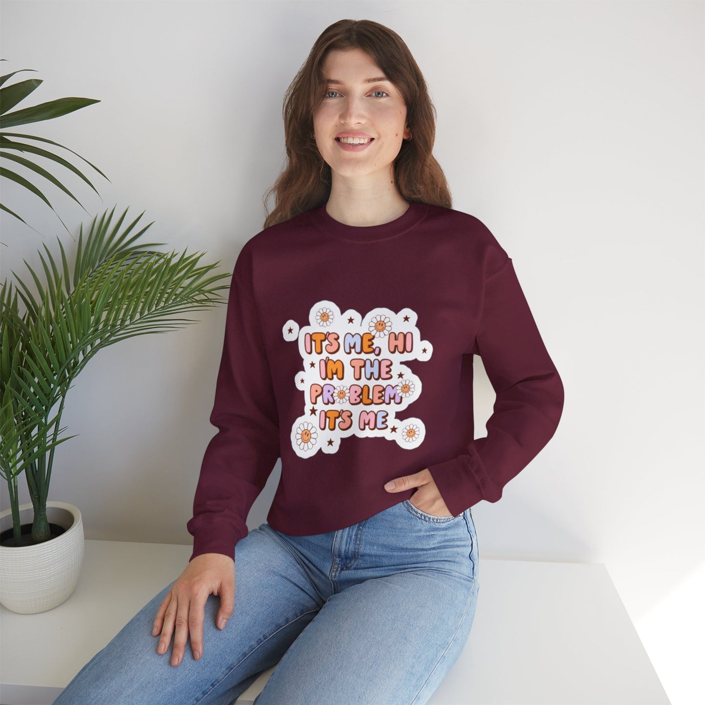 Lyrical Unisex Sweatshirt, Problematic Music Quote Jumper, Gift for Music Lover, Cosy Graphic Crewneck Pullover, Lyrics Sweater