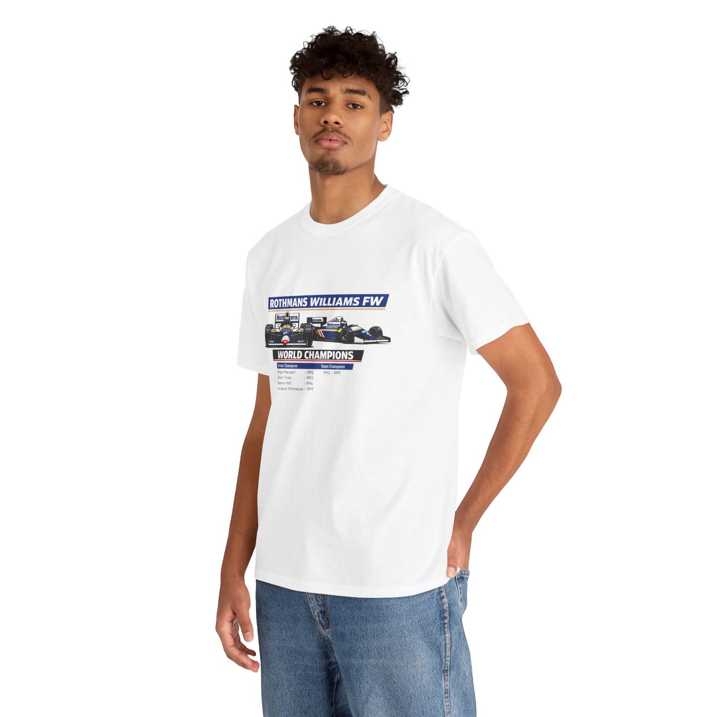 90s Williams Formula One Racing Tee — Retro Motorsport T-Shirt