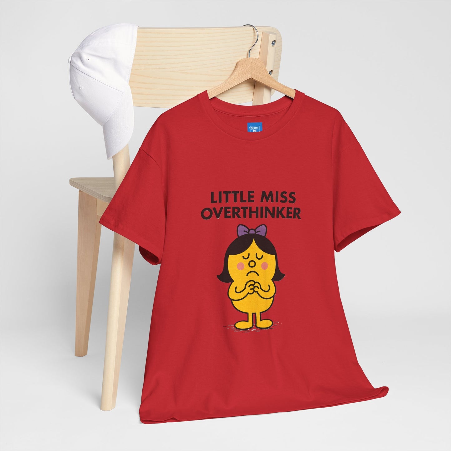 Little Miss Overthinker T-Shirt, Funny Graphic Tee, Sarcastic Women's Top, Gift for Overthinkers, Unisex Cotton Shirt
