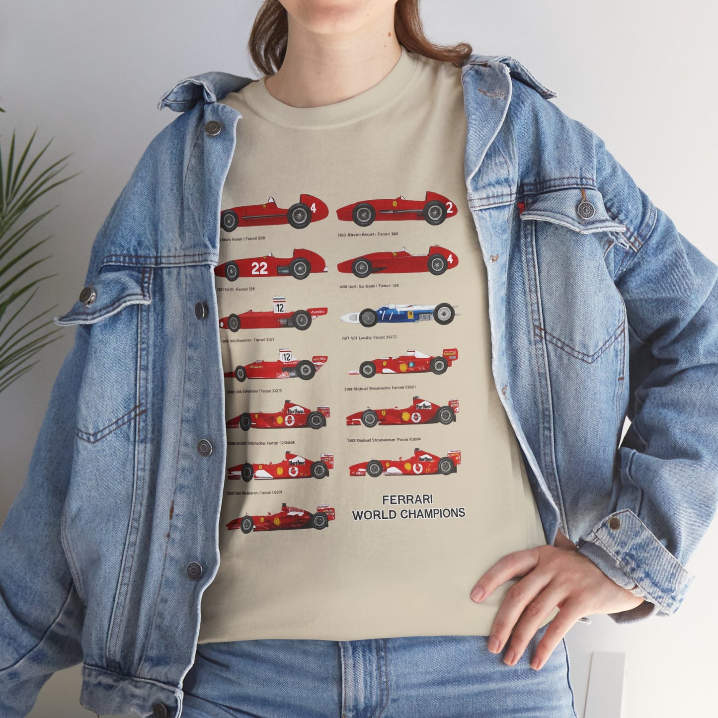 Unofficial F1 Racing Tee, Ferrari Inspired Shirt, Motorsport Graphic Top, Race Car Apparel, Automotive Clothing