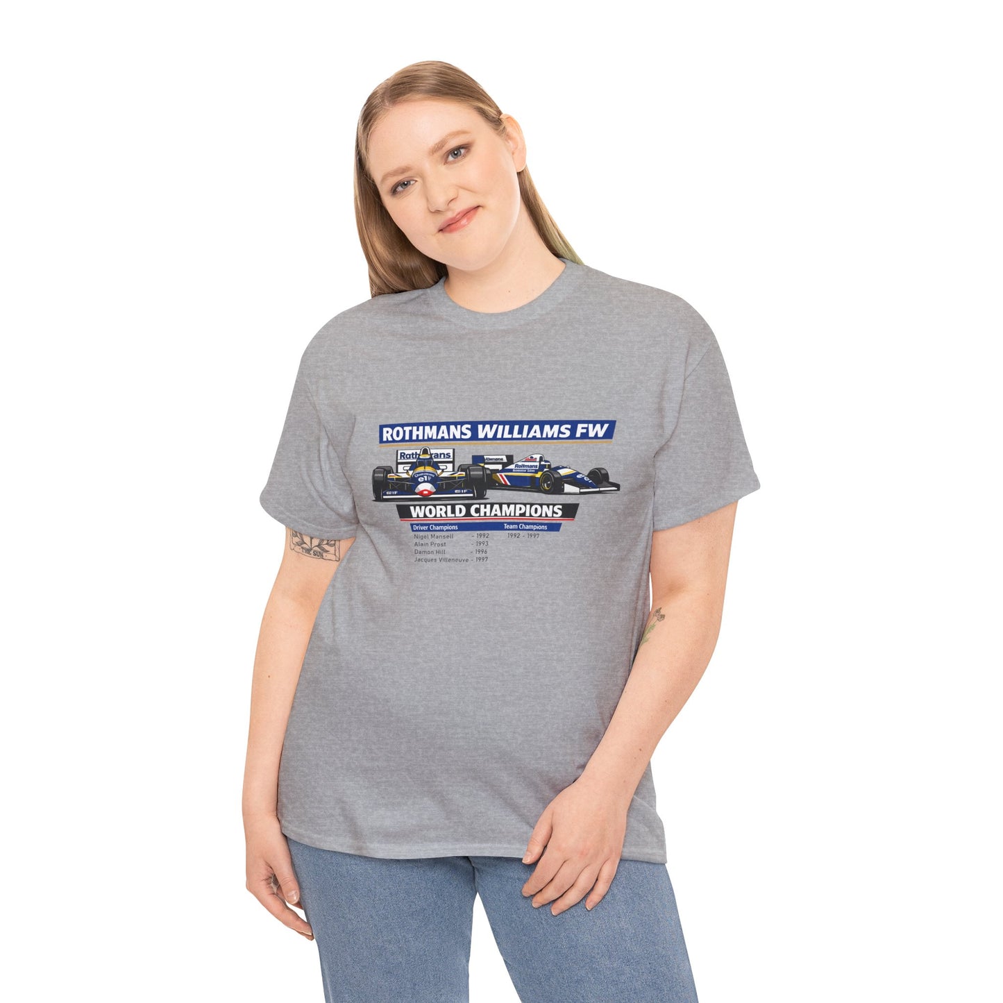 90s Williams Formula One Racing Tee — Retro Motorsport T-Shirt