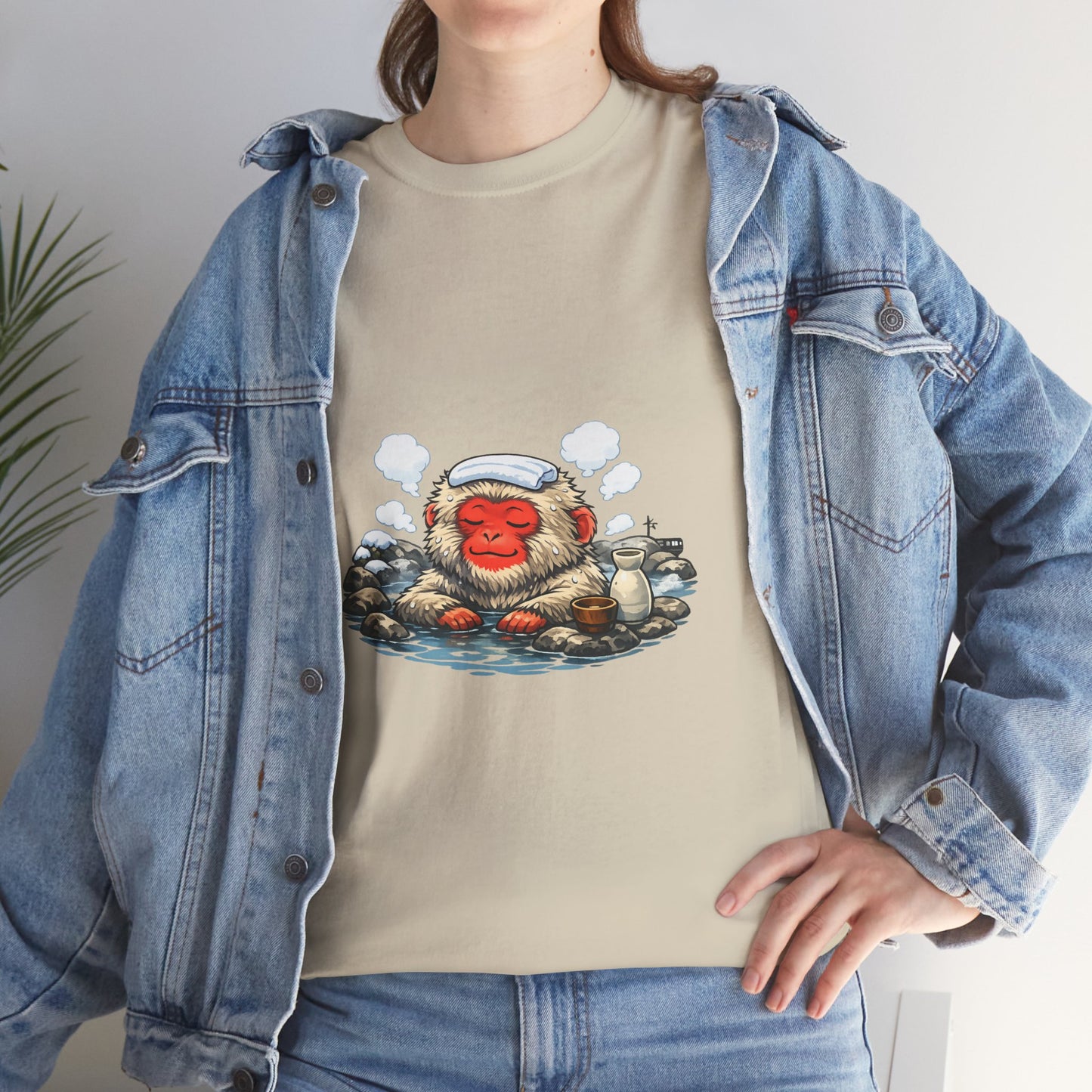 Onsen Monkey Japan T-Shirt — Japanese Hot Spring Snow Monkey Tee
