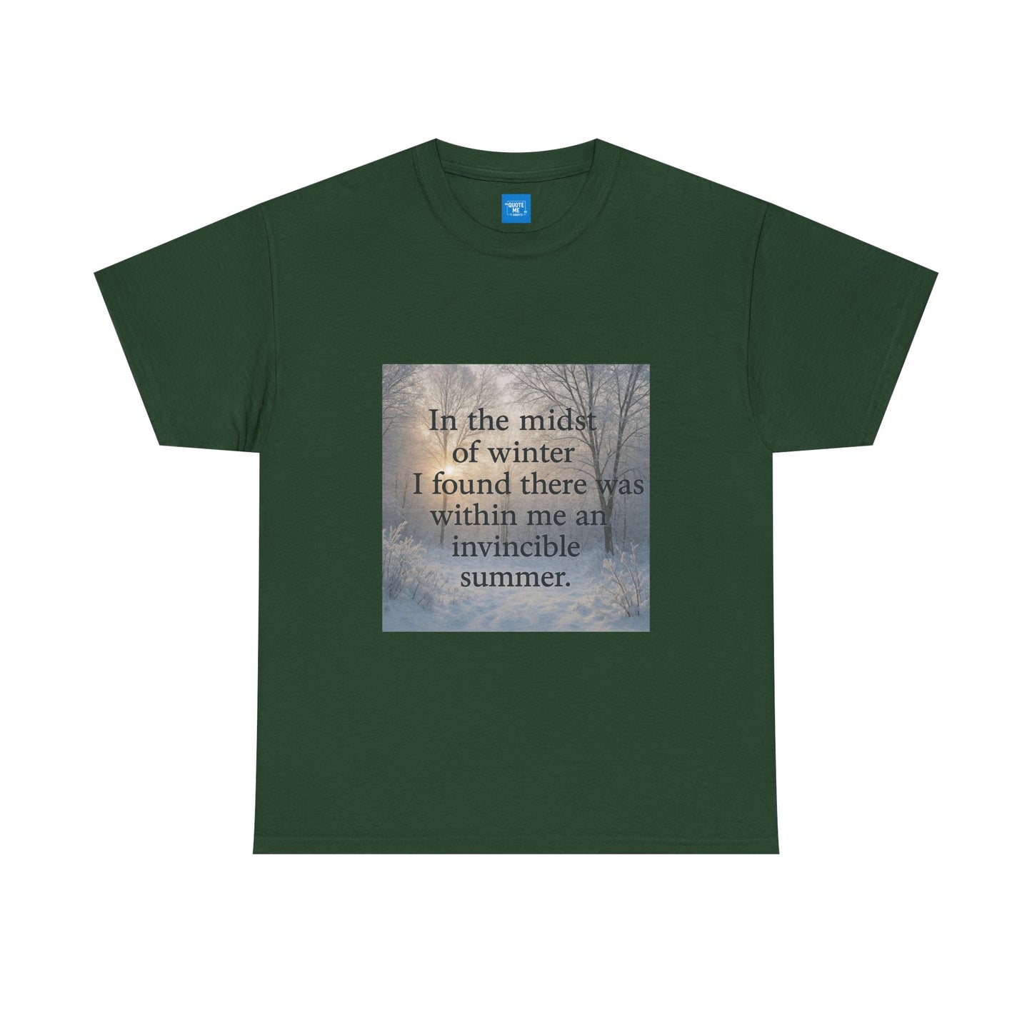 Inspirational Unisex Tee, Inner strength Graphic Shirt, Motivational Cotton T-Shirt, Gift for Nature Lovers, Holiday Gift Ideas, Outdoor