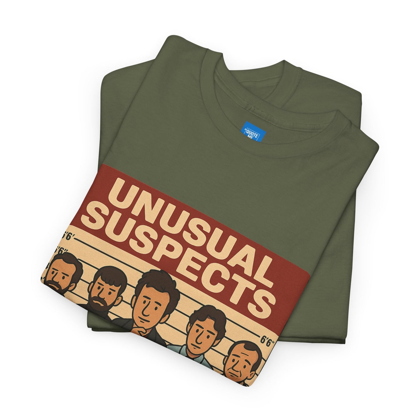 Unisex Heavy Cotton Tee - Unusual Suspects Inspired Quote T-Shirt, Graphic Tee, Unique Gift, Movie Quote Shirt, Cool Tee