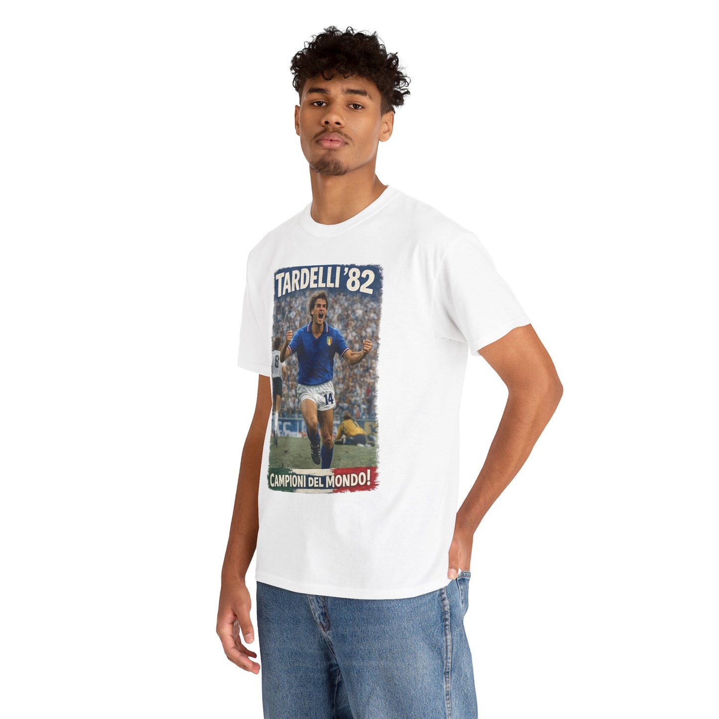 Spain 1982 World Cup Marco Tardelli Goal Celebration T-Shirt